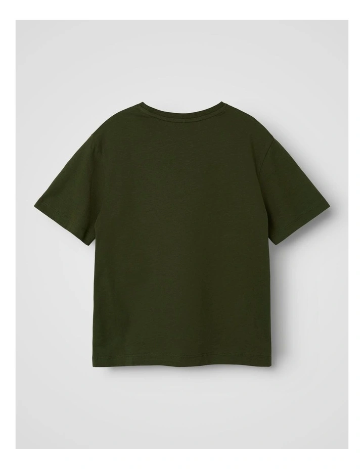 Rody Regular T-shirt in Khaki image 2