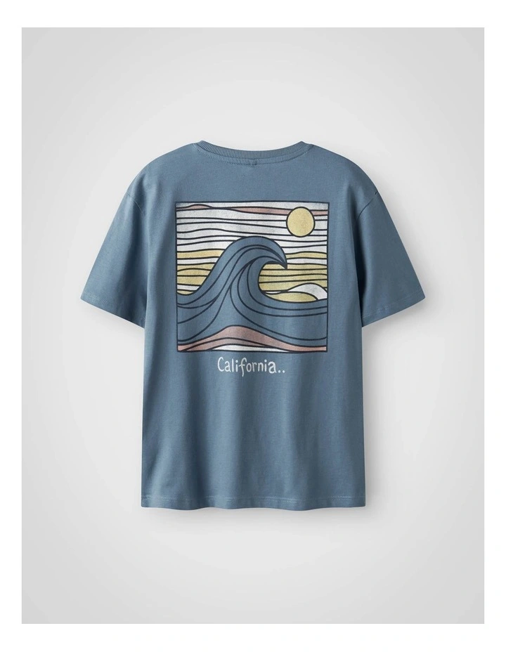 Djoni Short-Sleeved Regular T-shirt in Spring Lake image 2