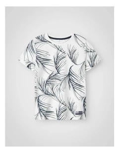 Fermmo Short Sleeved T-Shirt in Bright White