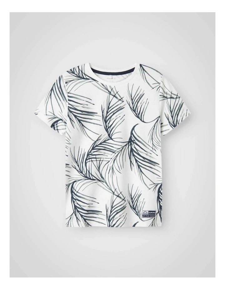 Fermmo Short Sleeved T-Shirt in Bright White image 1