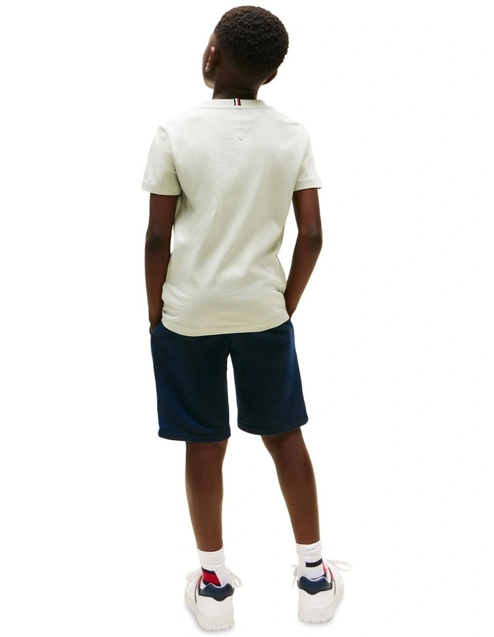 Signature Logo Crew Neck T-shirt (8-16 Years) in Green image 2