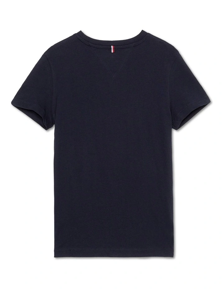 Boys 8-16 Boys Basic Crew Neck Knit Tee in Blue image 5
