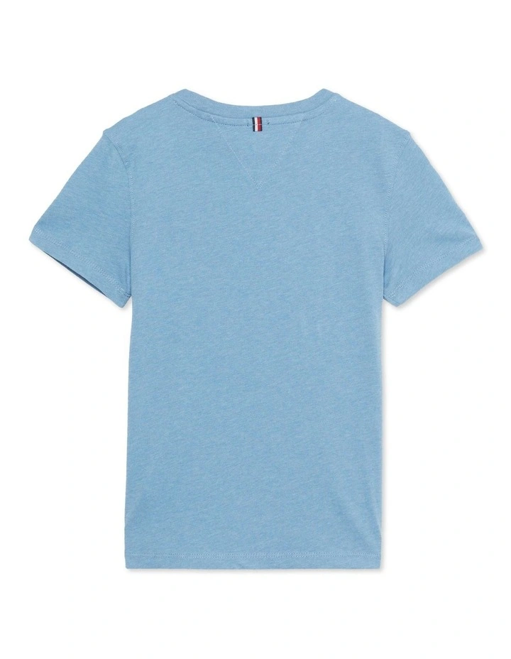 Boys 3-7 Boys Basic Crew Neck Knit Tee in Blue image 5