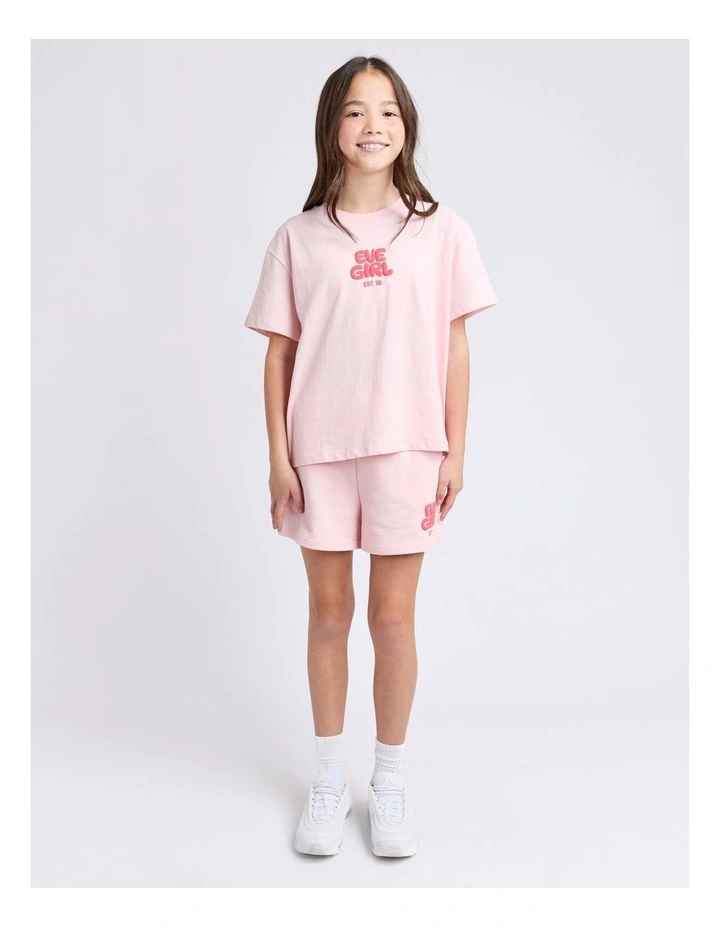 Sports Club Tee (8 - 16 Years) in Pale Pink image 5