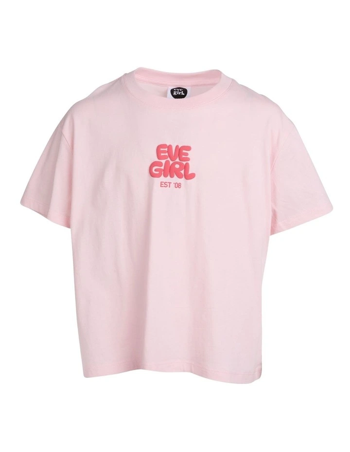 Sports Club Tee (8 - 16 Years) in Pale Pink image 7