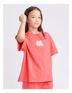 Sports Club Tee (8 - 16 Years) in Red