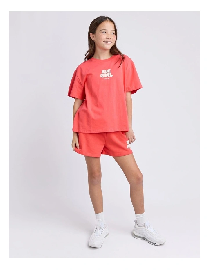 Sports Club Tee (8 - 16 Years) in Red image 3