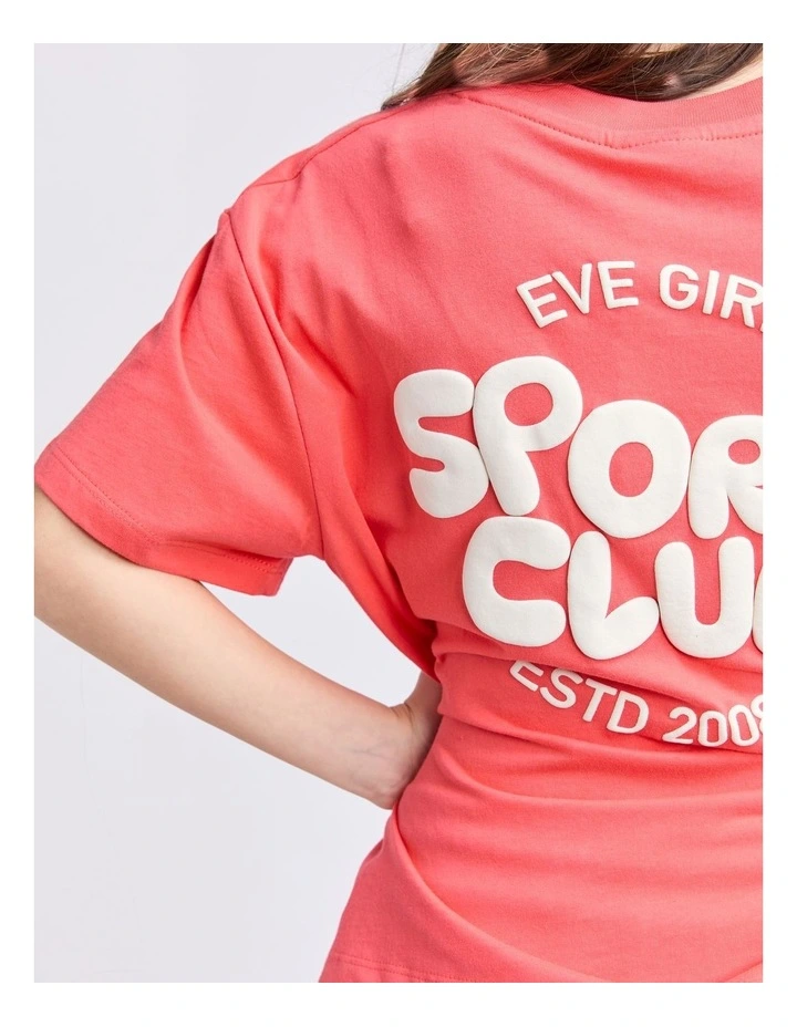 Sports Club Tee (8 - 16 Years) in Red image 4