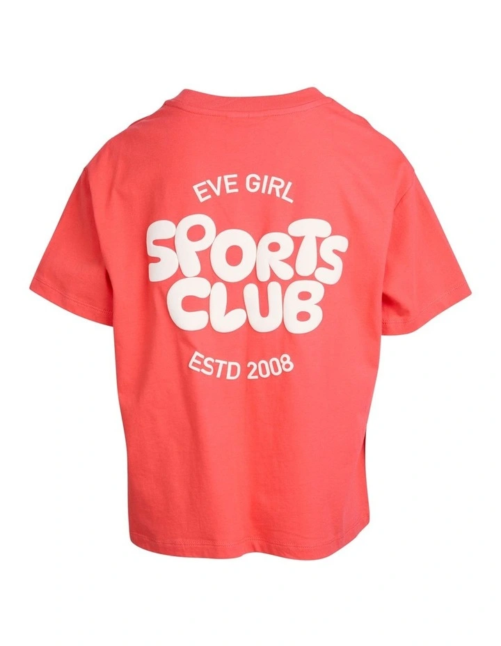 Sports Club Tee (8 - 16 Years) in Red image 6
