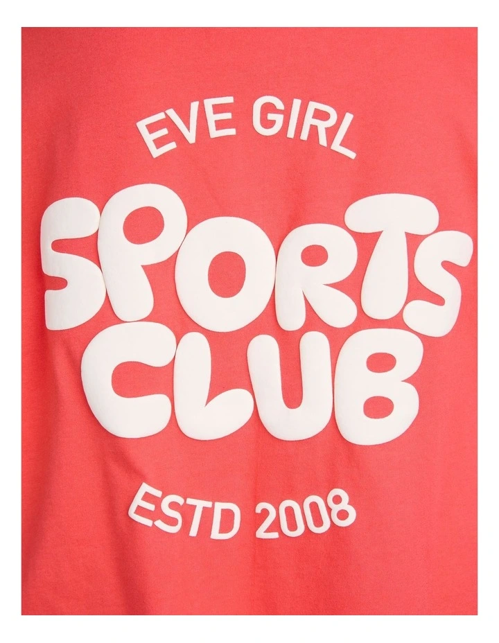 Sports Club Tee (8 - 16 Years) in Red image 7