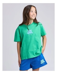 Sports Club Tee (8 - 16 Years) in Green