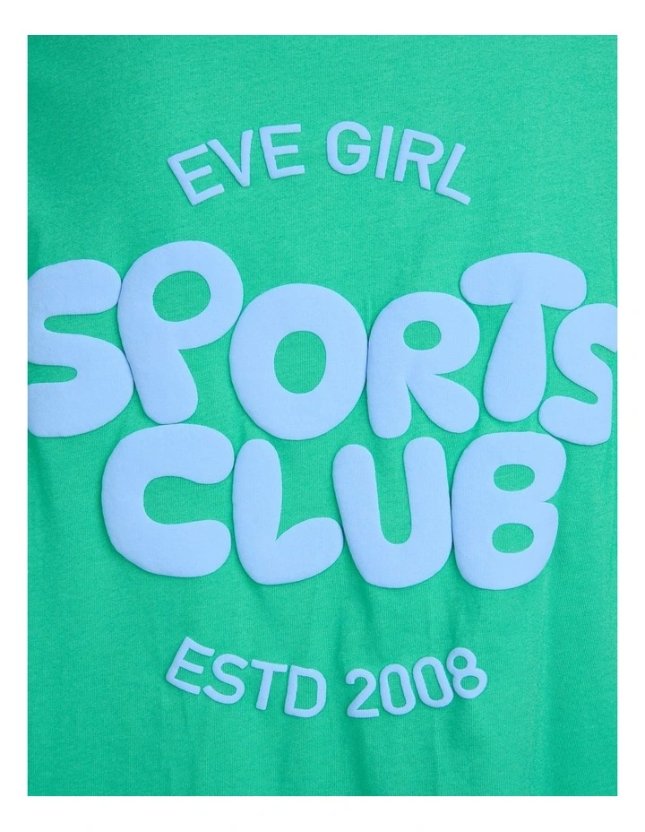 Sports Club Tee (8 - 16 Years) in Green image 7