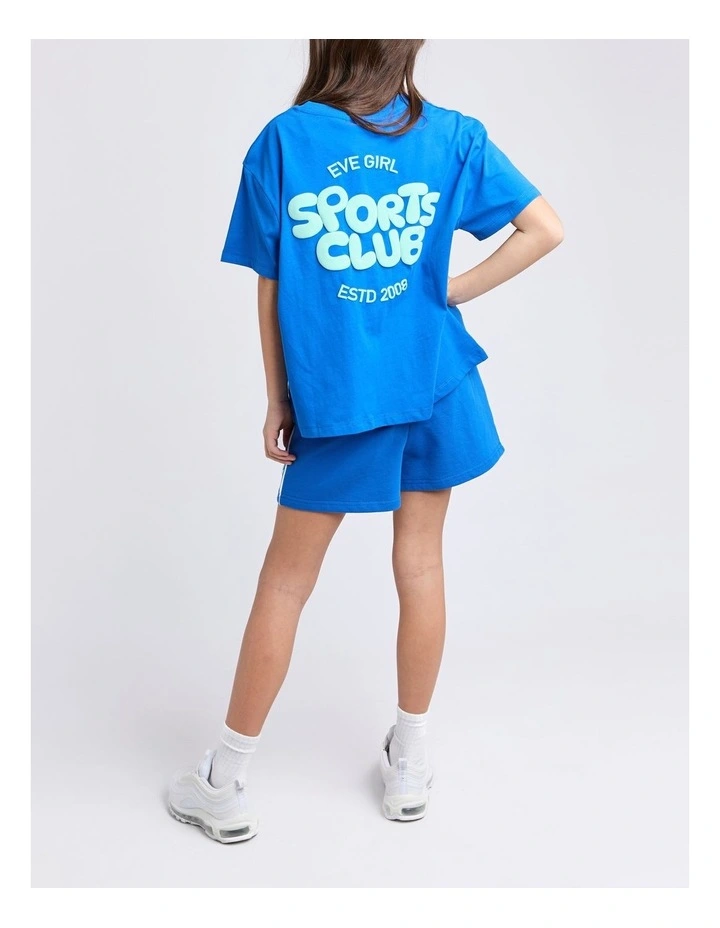 Sports Club Tee (8-16 Years) in Cobolt image 2