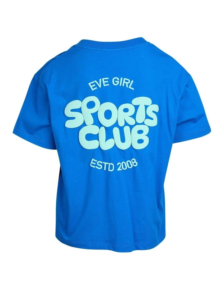 Sports Club Tee (8-16 Years) in Cobolt image 6