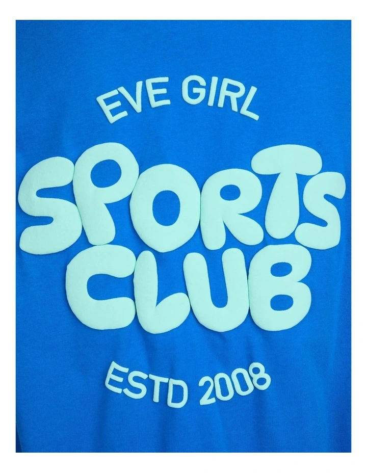 Sports Club Tee (8-16 Years) in Cobolt image 7