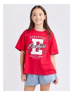 Champion Tee (8 - 16 Years) in Red