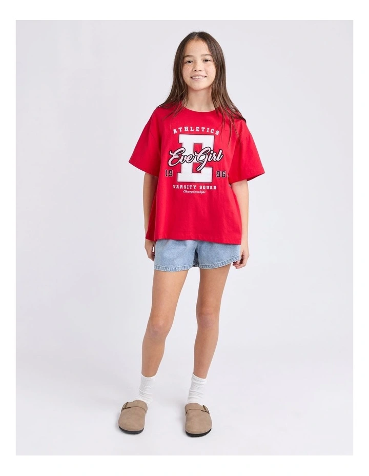 Champion Tee (8 - 16 Years) in Red image 3
