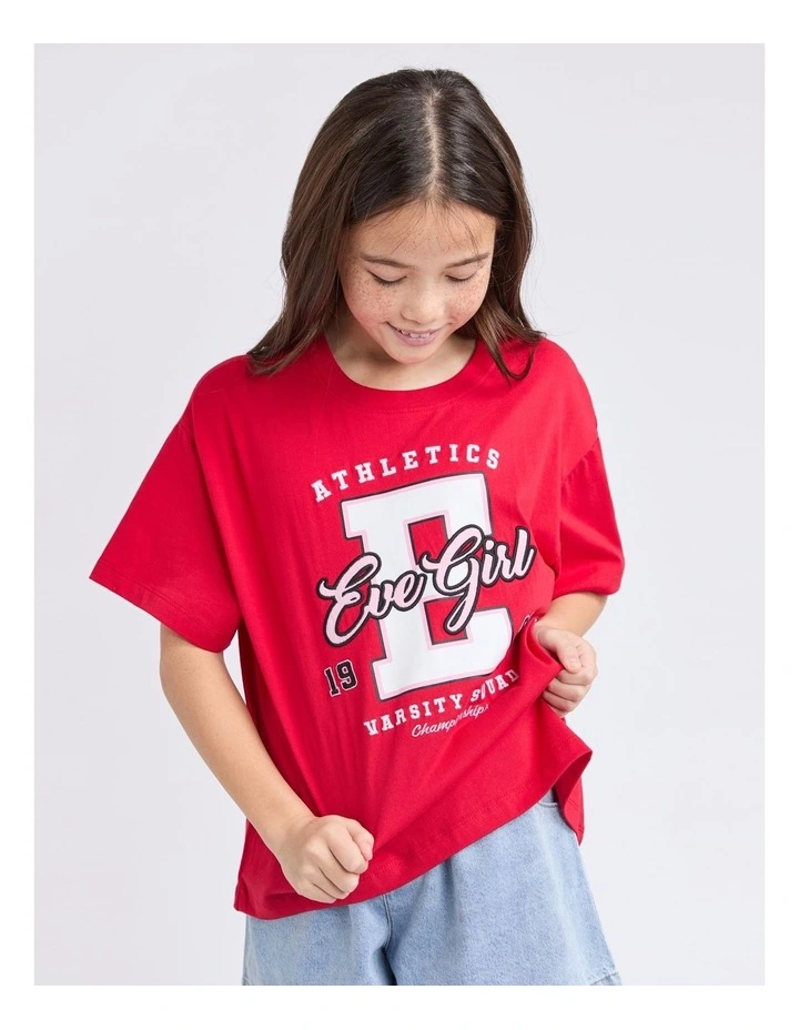 Champion Tee (8 - 16 Years) in Red image 4
