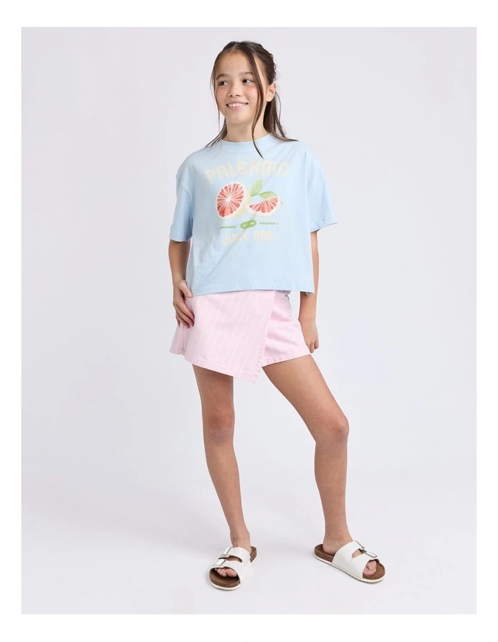Palermo Tee (8 - 16 Years) in Light Blue image 3