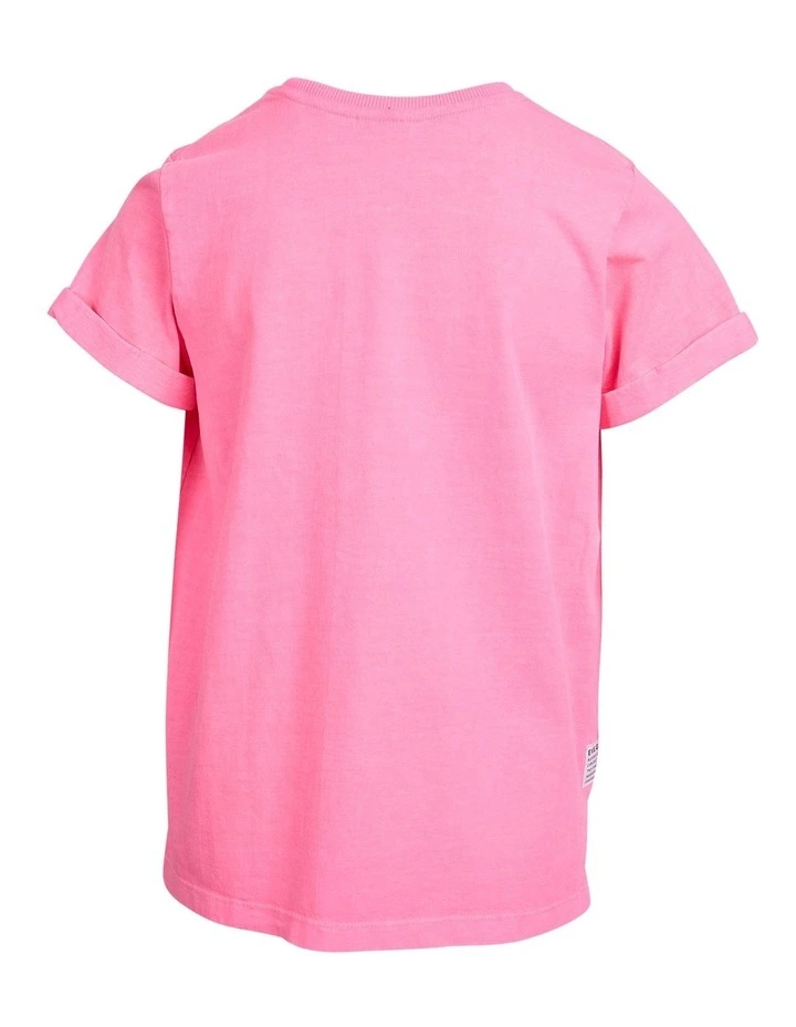 Washed Tee (8-16 Years) in Rose image 6