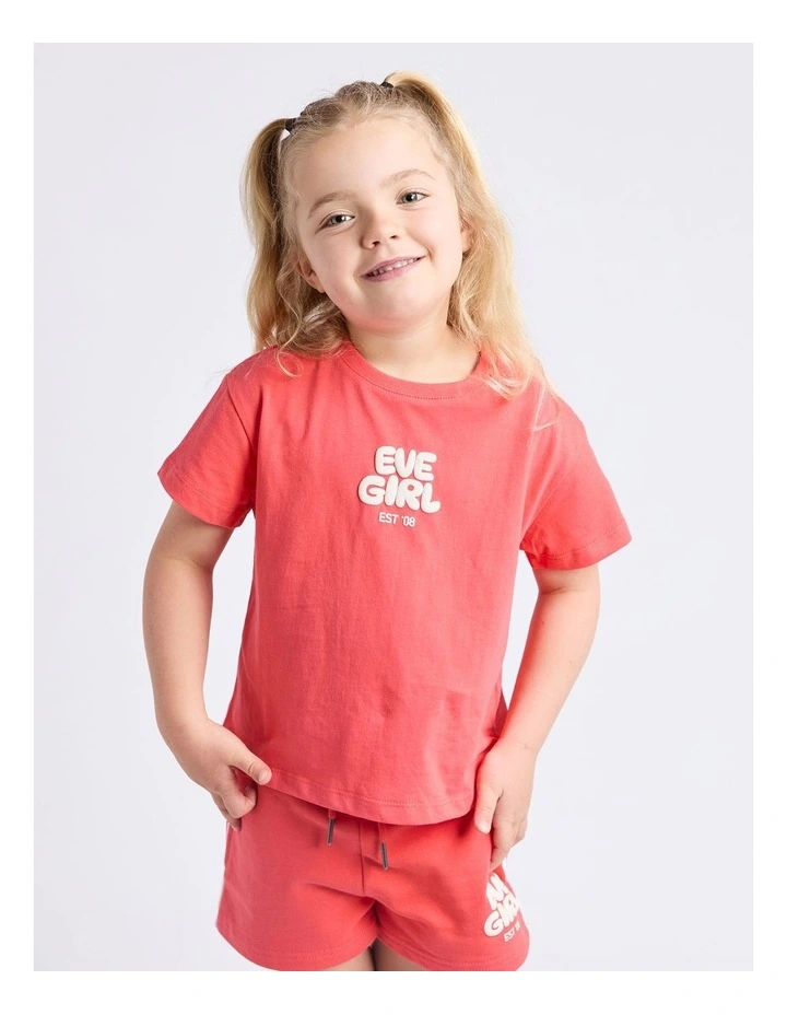 Sports Club Tee (3 - 7 Years) in Red image 1