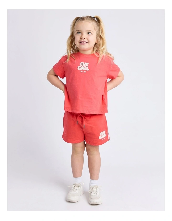 Sports Club Tee (3 - 7 Years) in Red image 4
