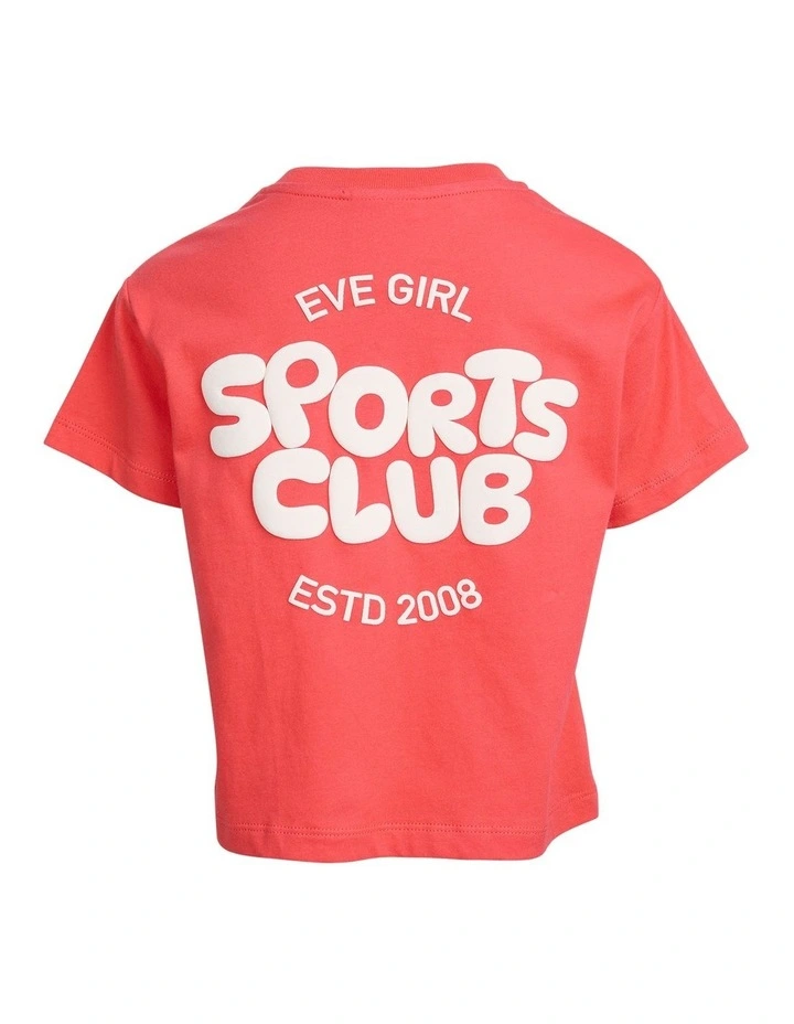 Sports Club Tee (3 - 7 Years) in Red image 7