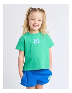 Sports Club Tee (3 - 7 Years) in Green