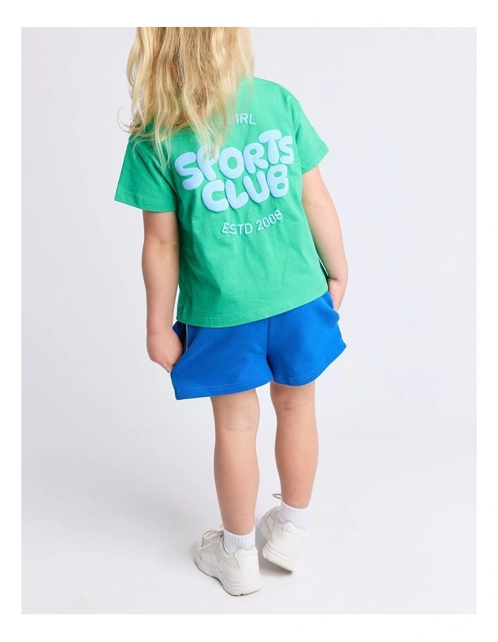 Sports Club Tee (3 - 7 Years) in Green image 2