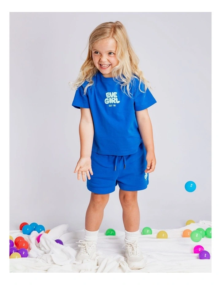Sports Club Tee (3 - 7 Years) in Cobolt image 2