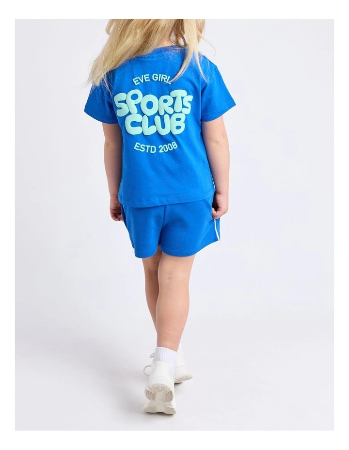 Sports Club Tee (3 - 7 Years) in Cobolt image 3