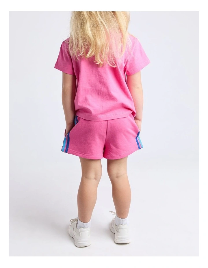 Retro Tee (3 - 7 Years) in Pink image 2