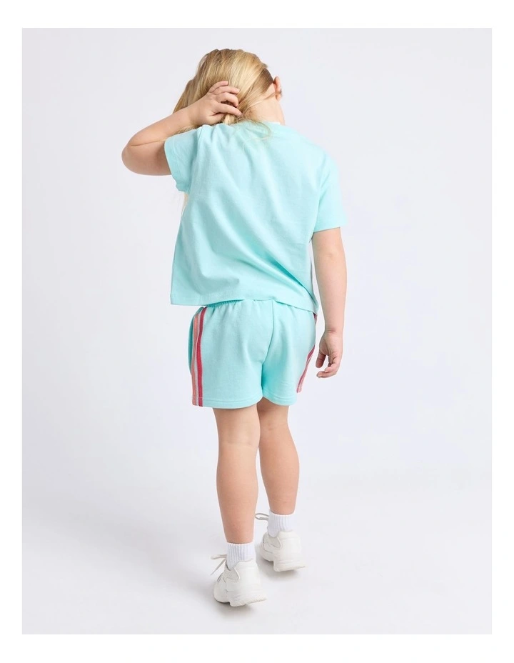Retro Tee (3 - 7 Years) in Light Blue image 2