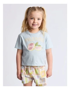 Palermo Tee (3 - 7 Years) in Light Blue