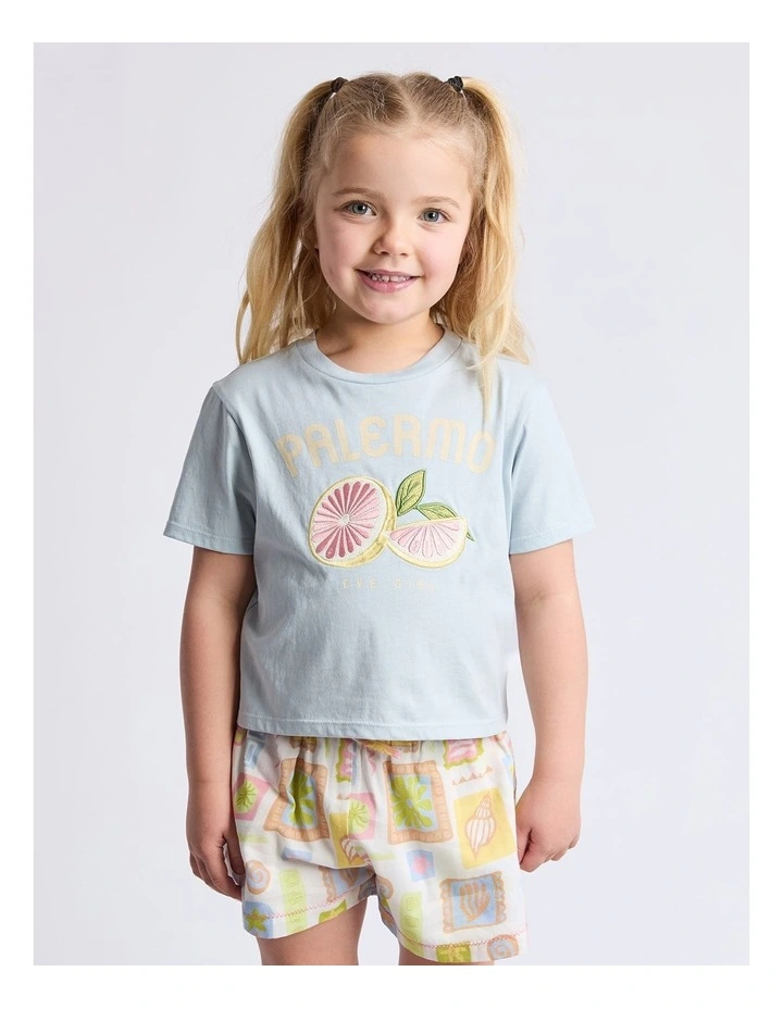 Palermo Tee (3 - 7 Years) in Light Blue image 1