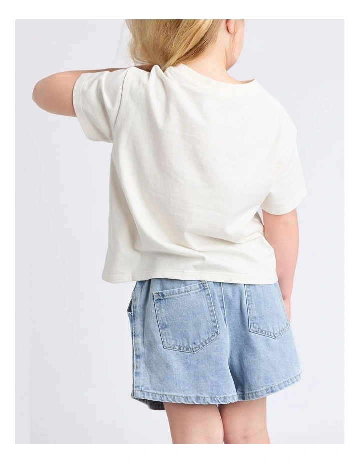 Tropical Tee (3 - 7 Years) in Vintage White image 2