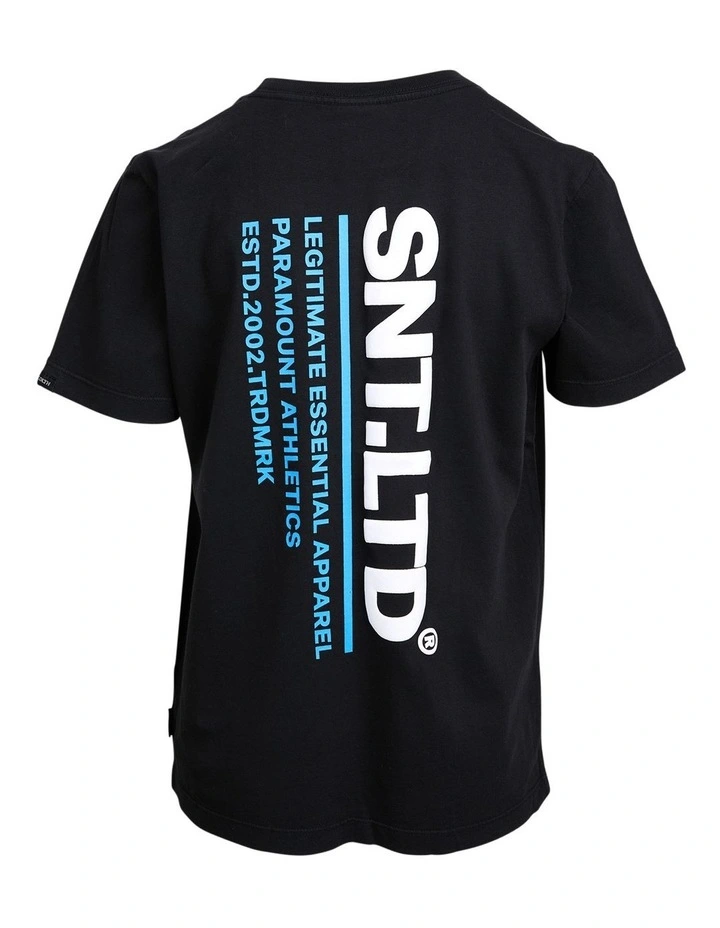 Podium Tee (8-16 Years) in Black image 3