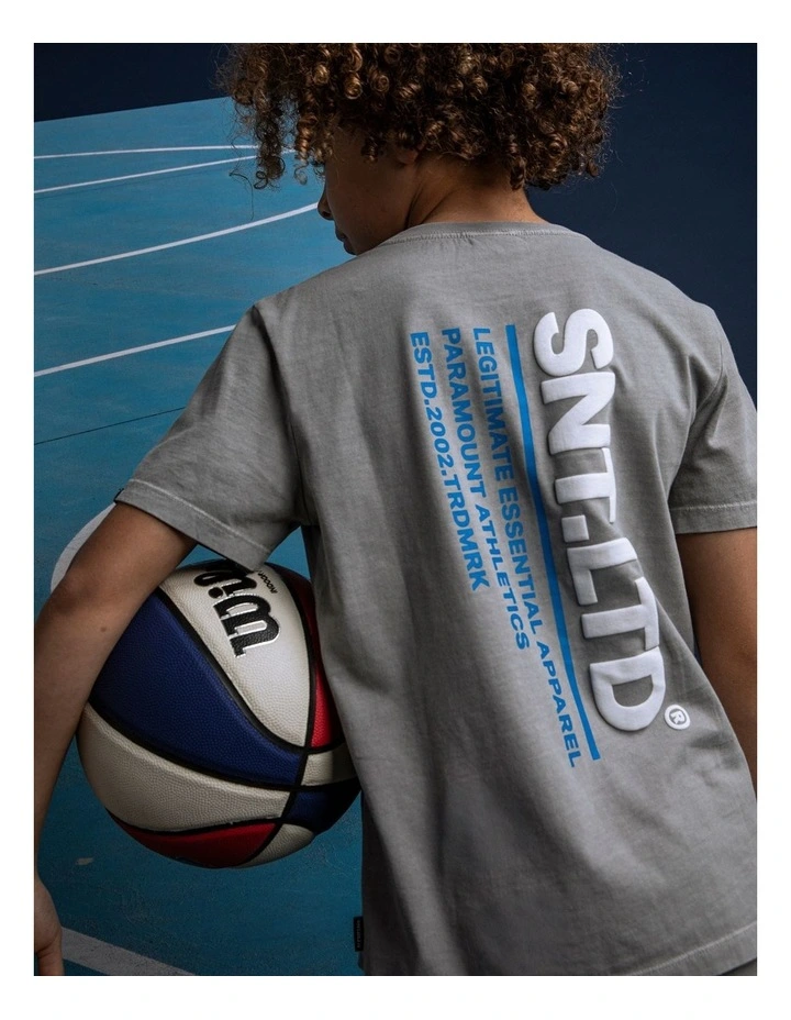 Podium Tee (8-16 Years) in Grey image 4