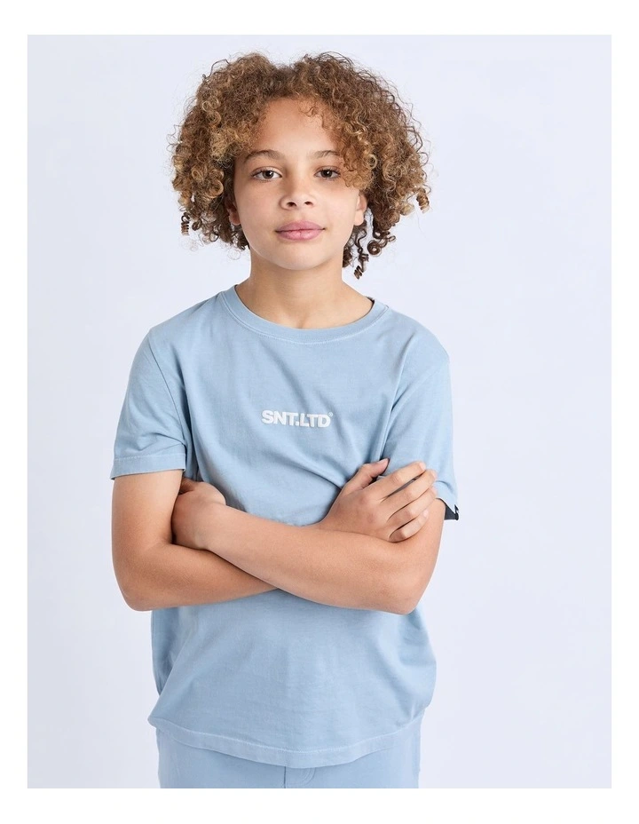 Podium Tee (8-16 Years) in Blue image 1