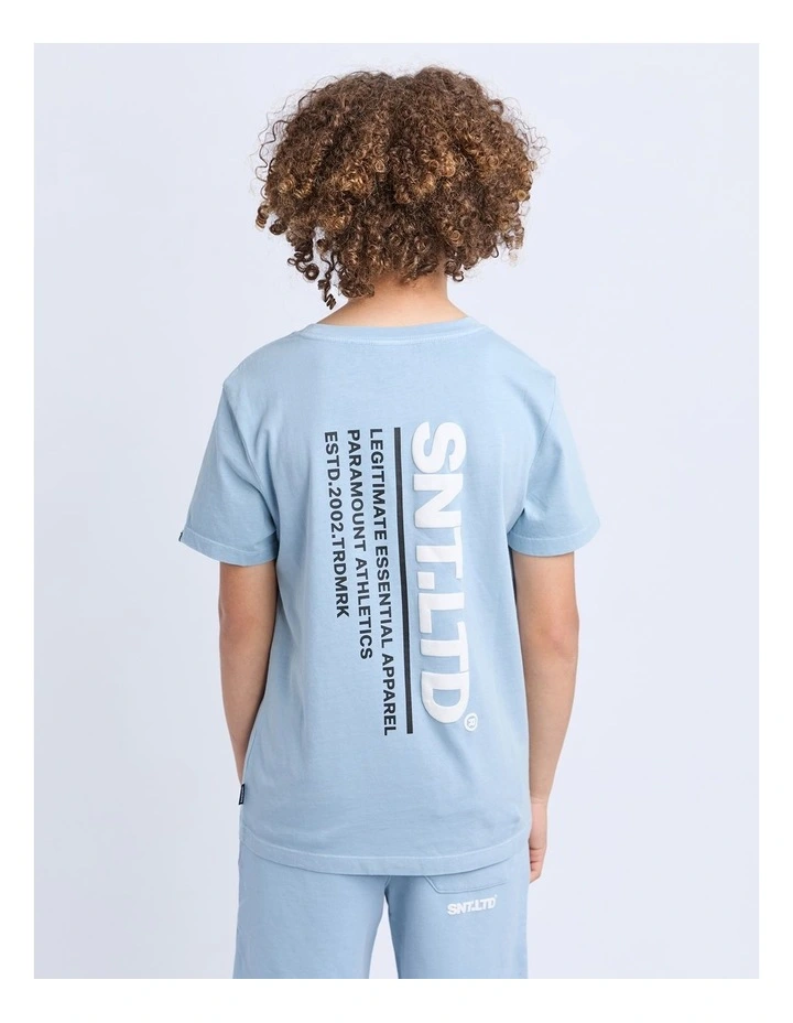Podium Tee (8-16 Years) in Blue image 2