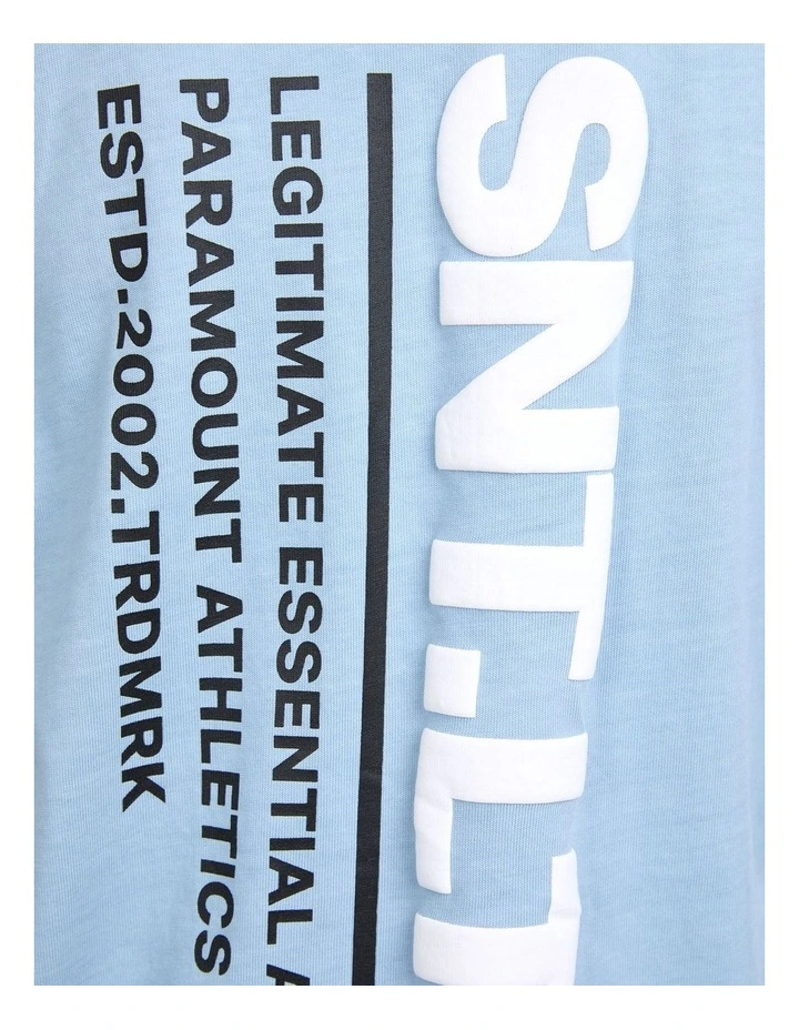 Podium Tee (8-16 Years) in Blue image 2