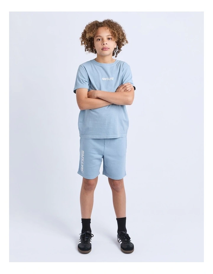 Podium Tee (8-16 Years) in Blue image 3