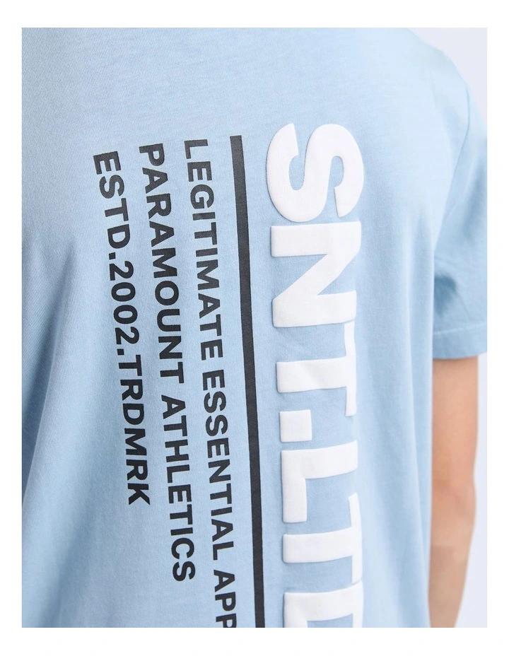 Podium Tee (8-16 Years) in Blue image 4