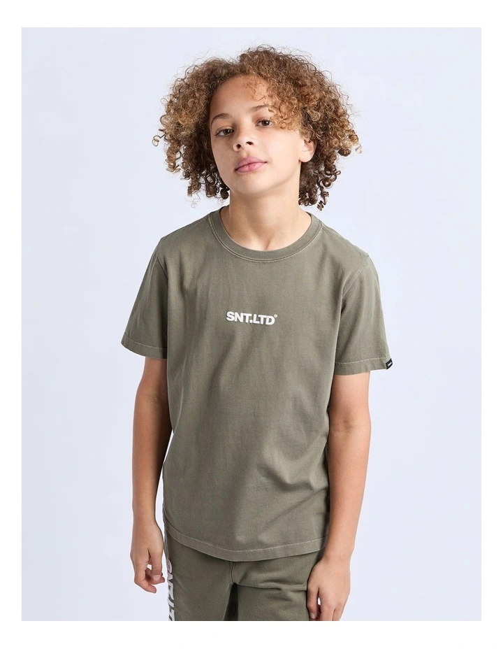 Podium Tee (8-16 Years) in Green image 1