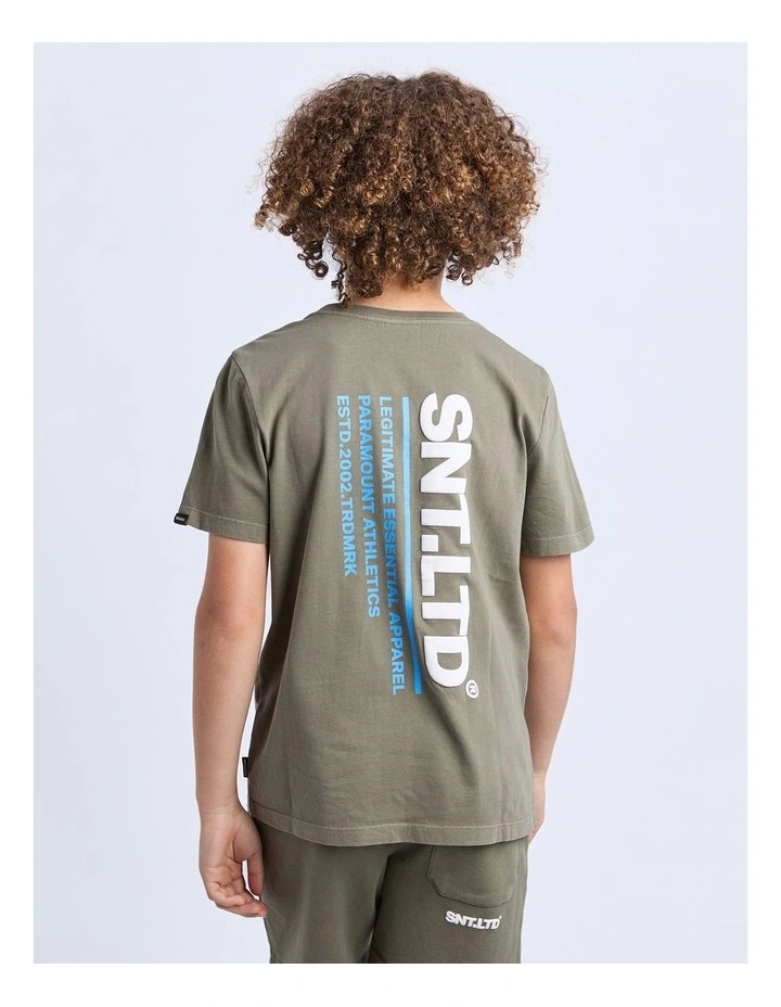 Podium Tee (8-16 Years) in Green image 2
