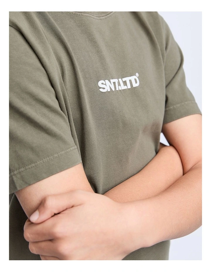 Podium Tee (8-16 Years) in Green image 5