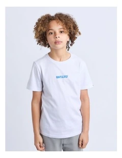 Podium Tee (8-16 Years) in White