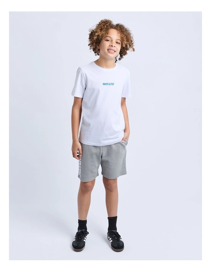 Podium Tee (8-16 Years) in White image 3