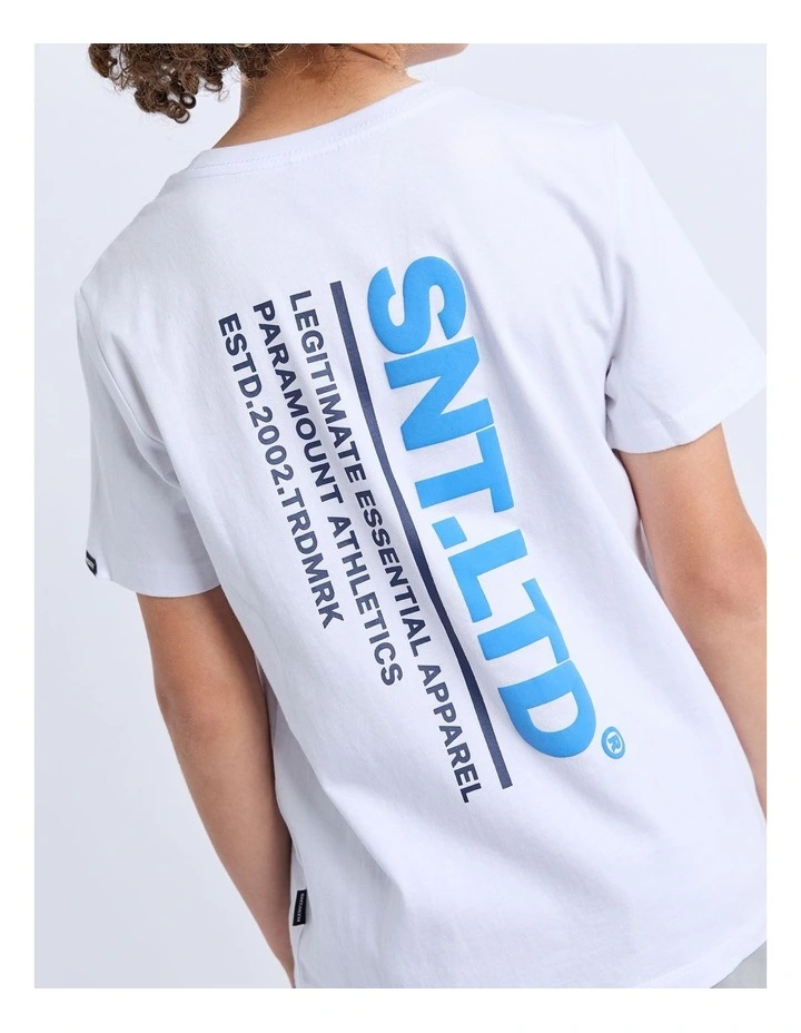 Podium Tee (8-16 Years) in White image 4