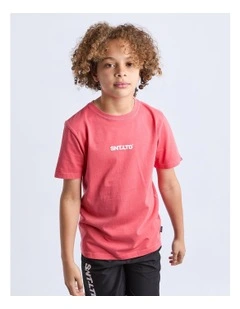 Pace Tee (8-16 Years) in Red
